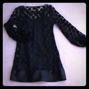 Black cocktail dress